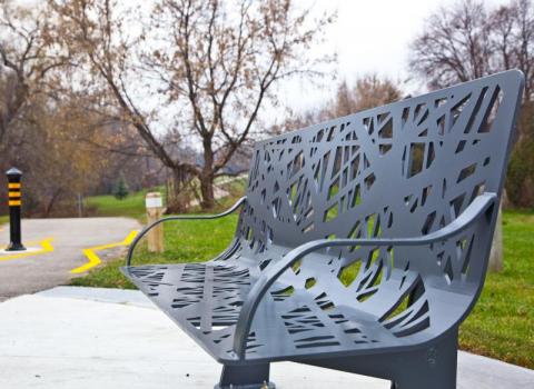Ibrahim Rashid, Bird's Nest Ibrahim Rashid, Bird's Nest, public art bench