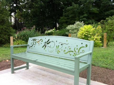 Asli Alin, Dragonflies, public art bench