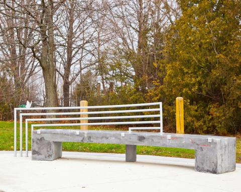 Kristof Zukowski, Butterfly, public art bench